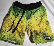 Pelagic Swim Short Green Youth M 4/5 Boys Fishing Gear