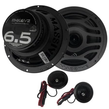 Massive Audio EMK6 V2 - 6.5" 125 Watts RMS 250 Watts Max Component Kit Speakers