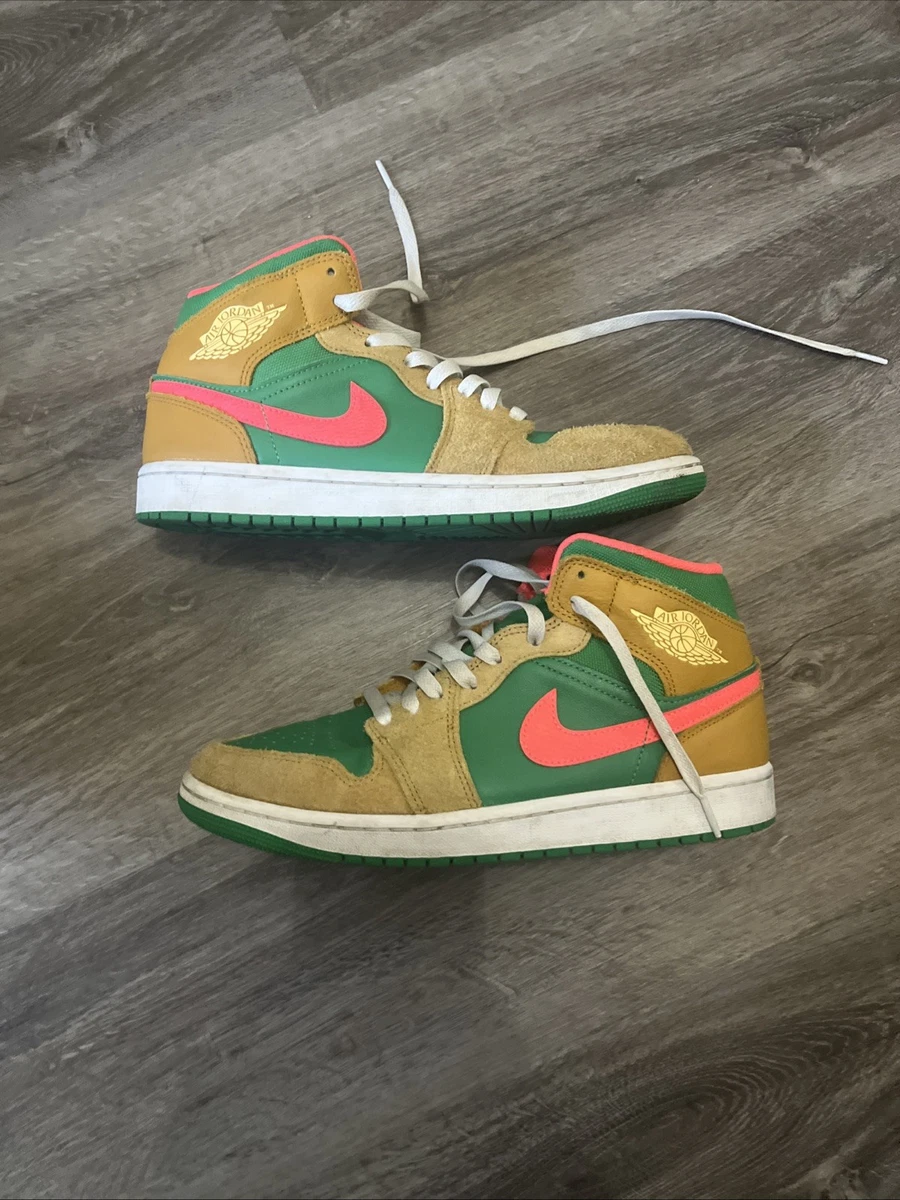 Jordan 1 SE Mid Wheat Watermelon | eBay