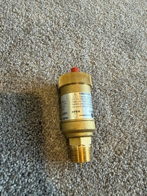 5 Resideo Braukmann  Industrial Hydronic Air Vents 3/4''(M)NPT,150 psi #EA79A1004