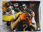 DJ MOORE SIGNED THE HIGHLAND MINT OFFICIALLY LICENSED 16X20 PHOTO BAS COA BEARS