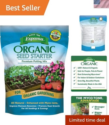 Organic Seed Starter  Potting Soil Mix - All Natural & Organic Seed Starting ...