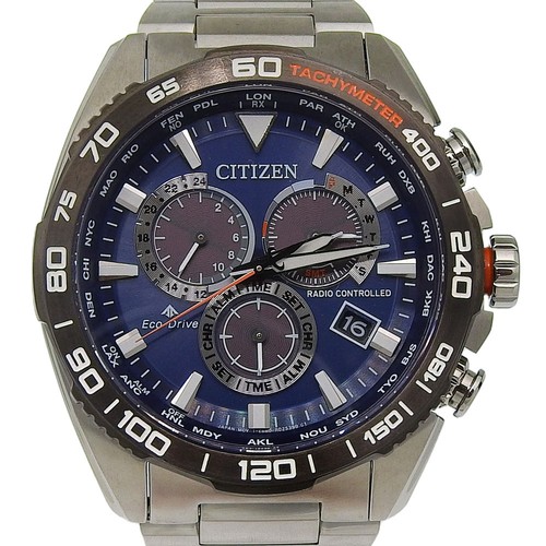 CITIZEN Eco Drive Watches CB5034-82L E660-R010514 NavyDial Stainless Steel...