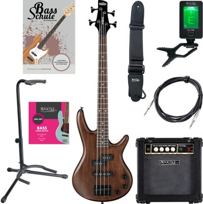 Super Ibanez GSRM20B-WNF GIO Mikro E-Bass im Set mit Verstärker, Schule uvm.