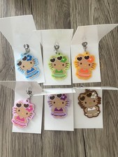 Sunburned Hello Kitty Rubber Strap Set of 6 Complete Collection, DAISO