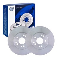 2X Hella Bremsscheiben 295Mm Vorne Passend FüR Mercedes 124 E-KLASSE 5212
