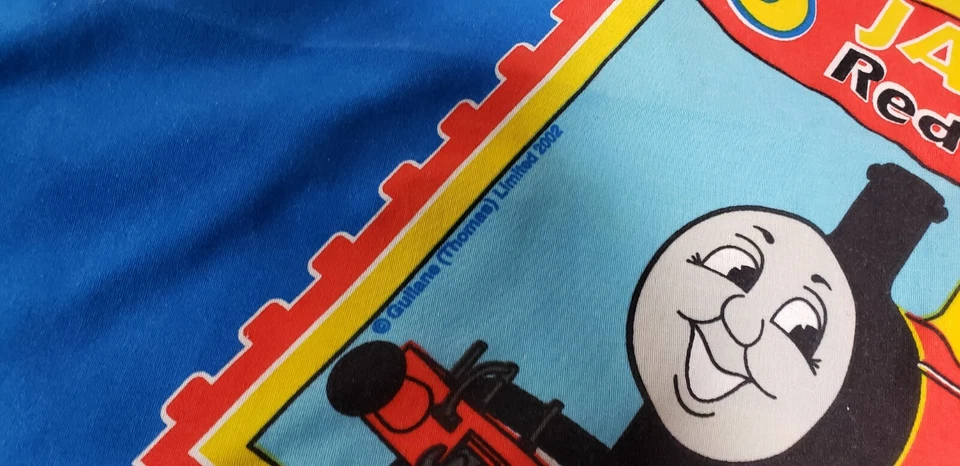 THOMAS The TRAIN 2002 ~ Комплект из 2 Простыней Twin... Плоский, Подогнанный - Без Наволочек - Изображение 2 из 4