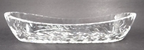 Waterford Vintage Crystal Glandore Relish Dish 9.5"