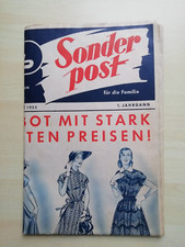 Neckermann Sonderpost f&uuml;r die Familie - Nr. 1 - August 1952 - 1. Jahrgang