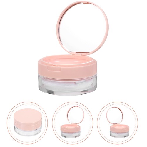 Powder Packing Box Travel Makeup Sponge Case Make- Loose Container