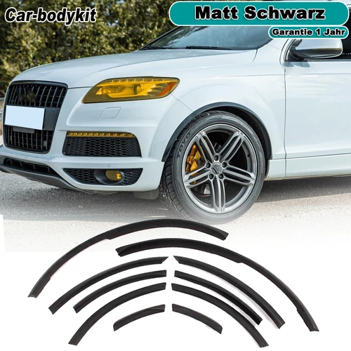Matt Black Wheel Arch Rim Protector Fender Car For Audi 4L Q7 SQ7 RSQ7 Sline