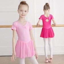 Children Ballet Dress Dance Leotards for Girls Transparent Chiffon Dance Skirts