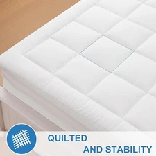 Quilted Mattress Protector Fitted Bed Cover Microfiber Mattress pad Protector