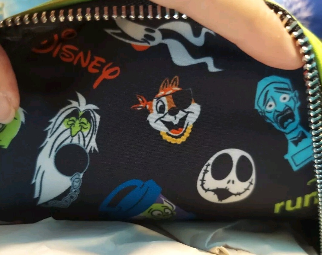 Disney Parks 2024 Halloween Half Marathon Weekend Loungefly Mini Backpack NWT NWT Loungefly Disneyland 2024 Halloween Half Marathon  main image 4