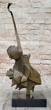 Abstract Modern Art Guitar by Salvador Dali Bronze Sculpture Classic Figure