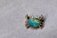 thumbnail 8 - Adorable Crab Pendant Australian Opal &amp; Diamond Eyes 18K Gold Cancer Zodiac