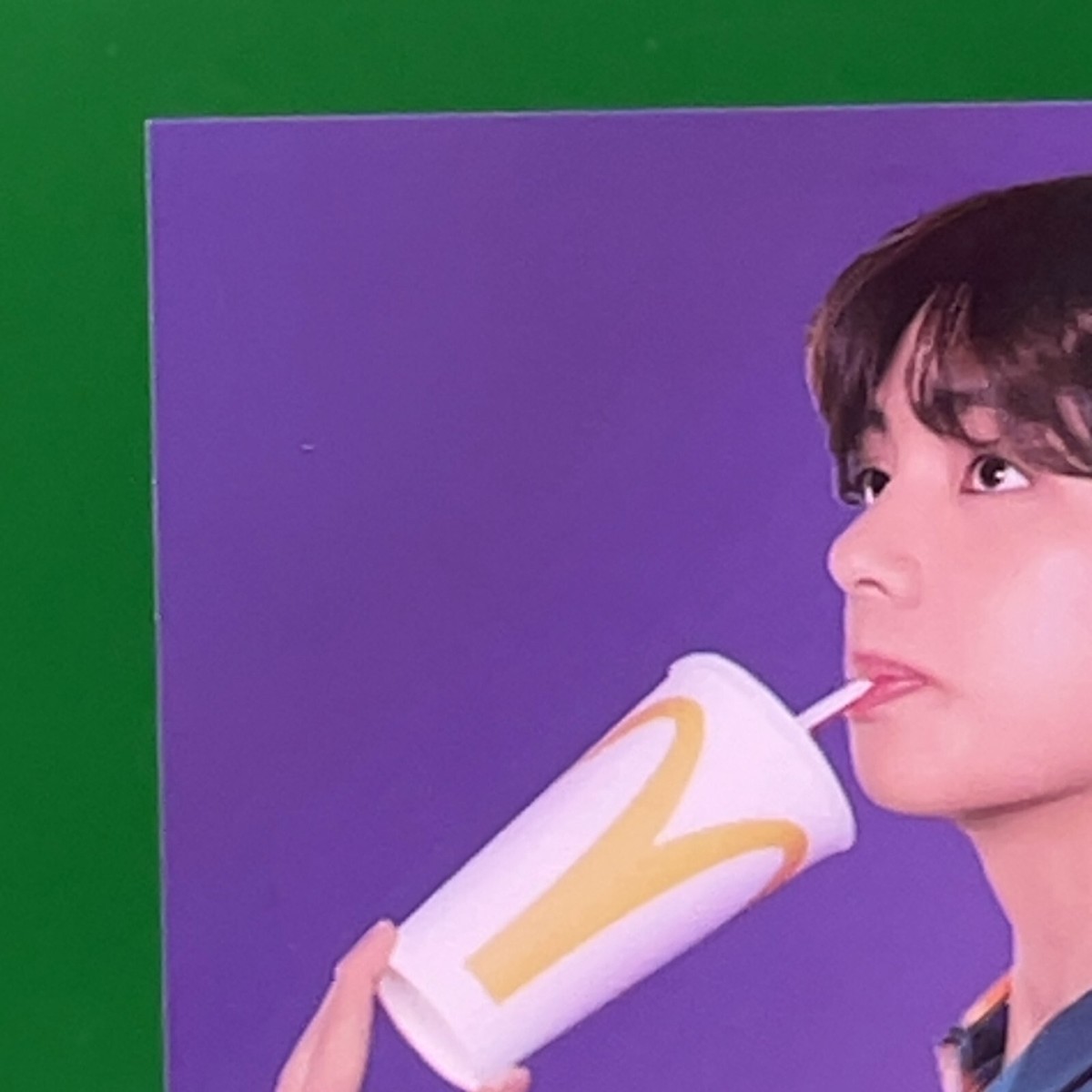 V TAEHYUNG BTS McDonalds Collaboration Photo Card TCG Japanes
