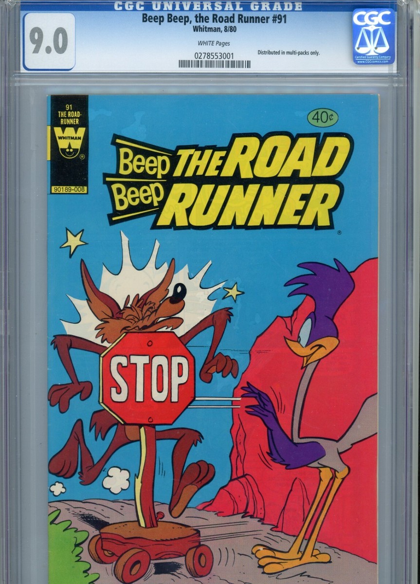 激レア ロードランナー トロフィー Beep Beep BEEP BEEP, THE ROAD RUNNER #91 CGC 9.0 | eBay