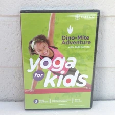 YOGA FOR KIDS DINO-MITE ADVENTURE Jodi Komitor New DVD Ages 5 and Up Fun Fitness