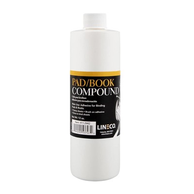 Glaze Padding Compound, Adhesive for Making Note Pads, Forms, Books, 12 oz. W...