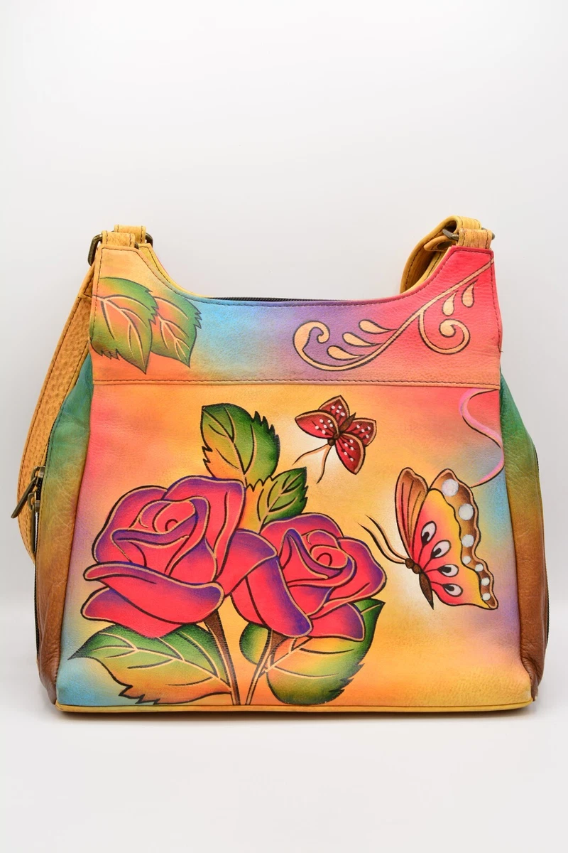 hand painted bags and purses