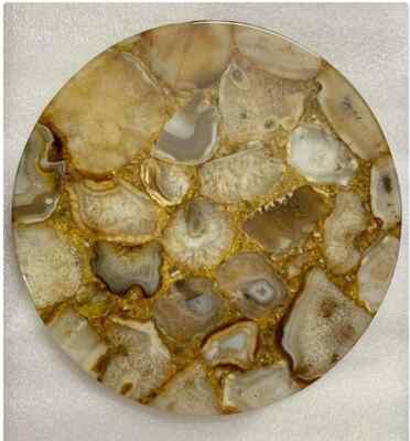 12'' Marble Table Top Coffee center corner Inlay agate Decor home antique k39