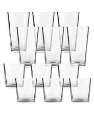Simple Home 12 Pc Entertaining Set - Clear