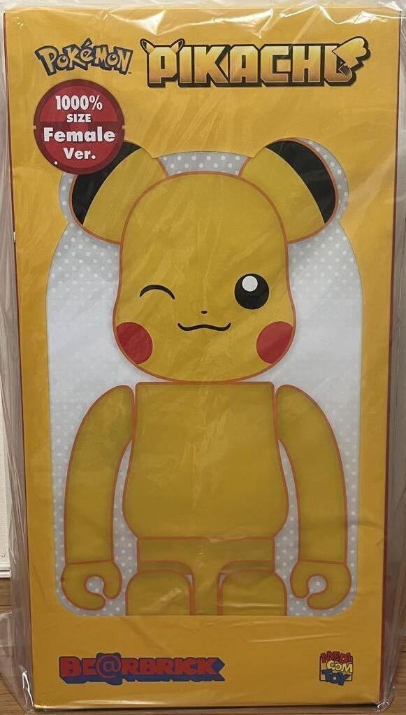 NEW Medicom Toy BE@RBRICK Pikachu Female Ver. 1000% Pokemon NEW Medicom Toy BE@RBRICK Pikachu Female Ver. 1000% Pokemon