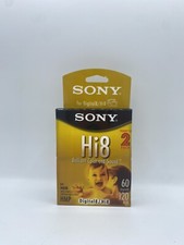 Sony Hi8 60 min Digital8 120 min Hi8 HMP Cassette Tape - 2 Pack