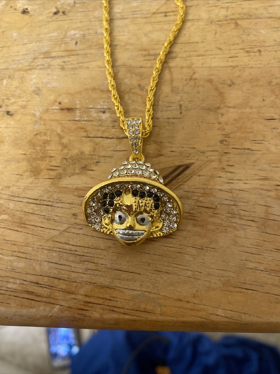 Collier One Piece – Pendentif Luffy & Thousand Sunny – Métal Bronze – Breloque
