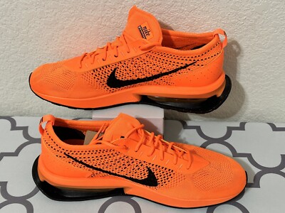 Nike Air Max Flyknit Racer NN FD0762 800 Black Orange Shoe Sneaker Mens  Size 12