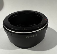 Olympus OM Manual Lens to M4/3 Camera mount Adapter Ring GH3 GH4 Panasonic