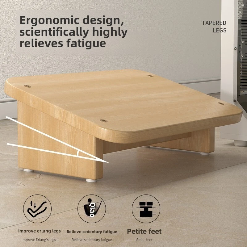 Office pedal artifact, table foot pedal, children's foot leg rest, footstool - Image 2 of 4