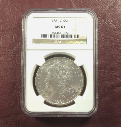 1881 O MORGAN DOLLAR NGC MS63  *** NICE CLEAN WHITE - BETTER DATE *** VINTAGE!!!