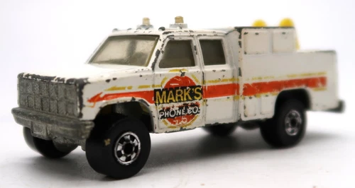 1983 Hot Wheels Phone Truck Mark's Phone Co. Vintage Die Cast Utility City
