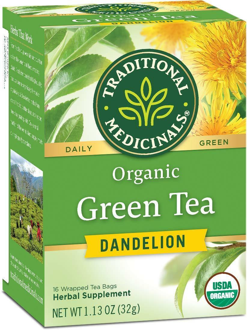 Traditional Medicinals Organic Green Dandelion Tea, Healthy Liver, 96 Tea Bags eBay