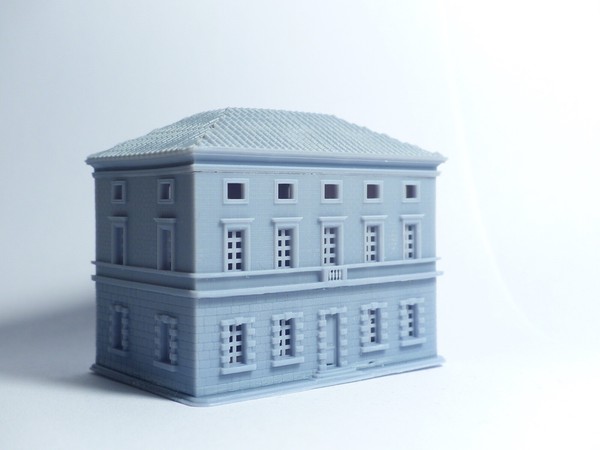 Country House In Resin N Scale - 1:160