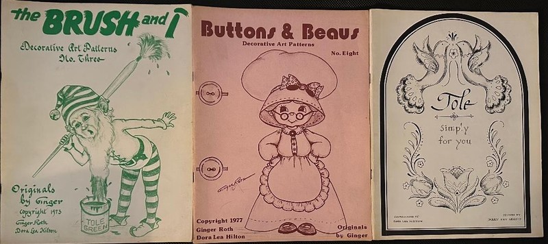 The Brush and I, Buttons and Beaus, Tole Decorative Art Patterns