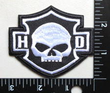 SKULL MOTORCYCLES HD BIKERS VEST JACKET HAT EMBROIDERED IRON ON PATCH