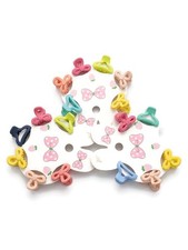 Mini Butterfly Hair Claw Clips Set of 3 Colorful Cute Kawaii Small Clips Girls