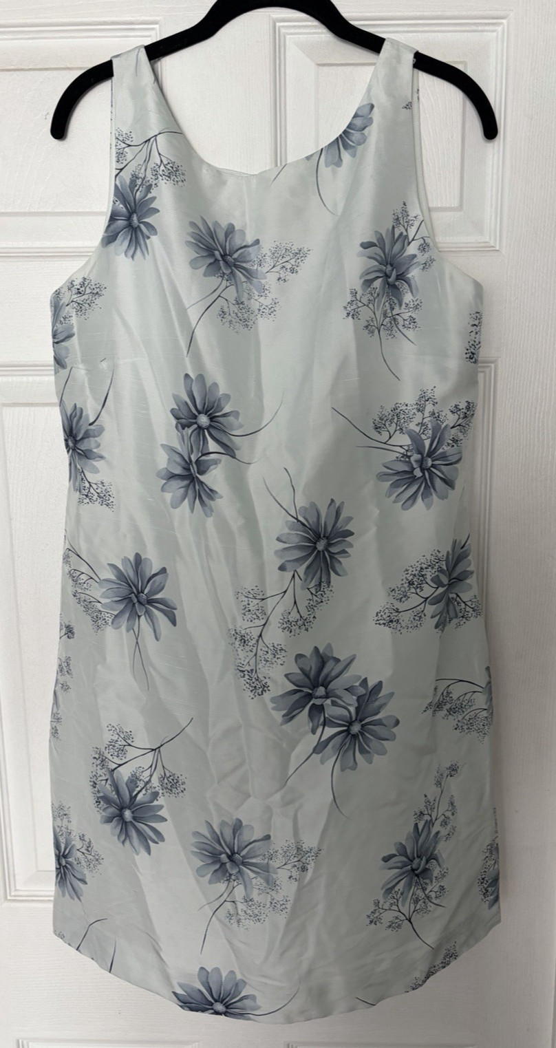 Ann Taylor LOFT Women's Floral Dress Size 12 Spring Summer Sleeveless Midi