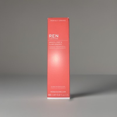 Ren Clean Skincare Smooth, Prep & Plump Essence Hydrating 3.3oz/100mL NIB