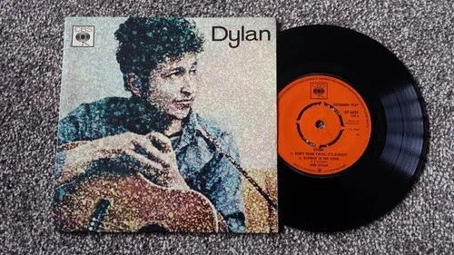 Bob Dylan "Dylan"  EP 7" CBS 6051 Vinyl Orig UK 1965 1st Press rare EX+