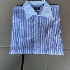 Gitman Bros. Men's Long Sleeve Large Shirt. Made In USA Of 100% Imported Cotton