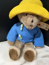 Vintage 1975 Paddington Bear Doll Eden Toys Stuffed Animal Removable Hat Coat