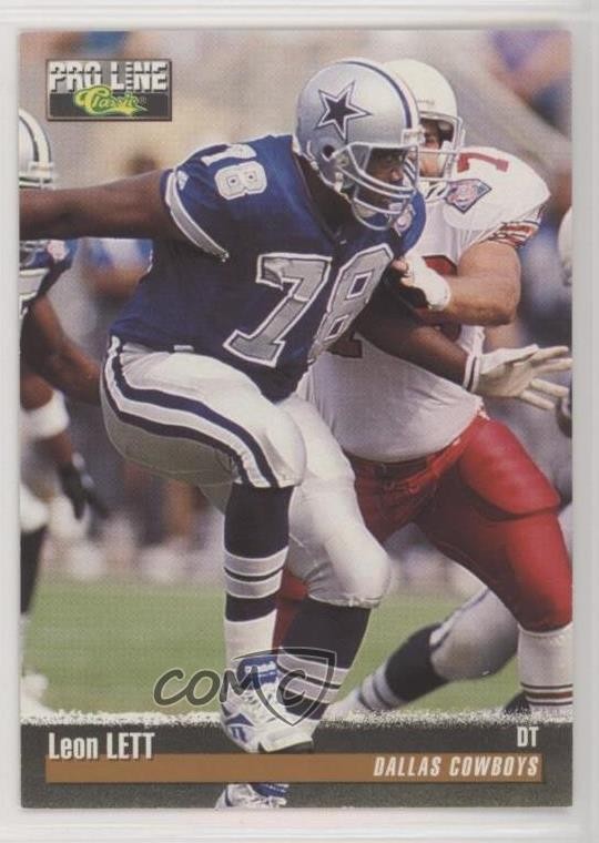 1995 Classic Pro Line Leon Lett #9 0q3