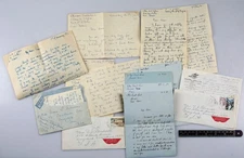 Lot of Vintage Letters 1938-1960s Best Friends Eure France to Naugatuck CT