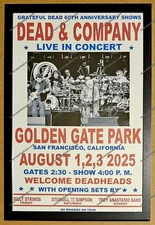 Grateful Dead 60 - 60TH Anniversary 11"x17" Old Syle Framed Lot Print, SYF, JGB