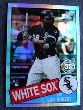 2020 Topps Chrome #85TC-17 Luis Robert RC Chicago White Sox 1985 Baseball Card