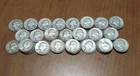 Lot Of 47 Washington Silver Quarters 1935-1962